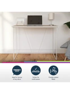 Queer Eye Dante Desk - Natural -Oleu Furniture Shop VKEFQ SQ4 0000000003 NATURAL SLd