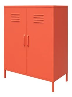 Novogratz Cache 2 Door Metal Locker Storage Cabinet - Orange 15 Novogratz Cache 2 Door Metal Locker Storage Cabinet - Orange -Oleu Furniture Shop VKEGW SQ7 0000000198 ORANGE DGy