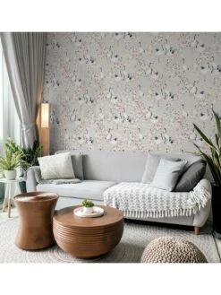 ARTHOUSE Blossom Cranes Natural And Pink Wallpaper -Oleu Furniture Shop VKEIG SQ4 0000000063 PINK SLd1