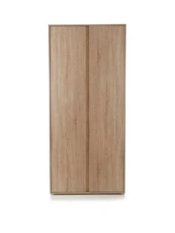 Everyday Lisson 2 Door Wardrobe - Oak - FSC® Certified -Oleu Furniture Shop VKM10 SQ2 0000000006 OAK SLf