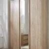 Everyday Lisson 3 Door Mirrored Wardrobe - Oak - FSC® Certified -Oleu Furniture Shop VKM11 SQ1 0000000006 OAK RSr