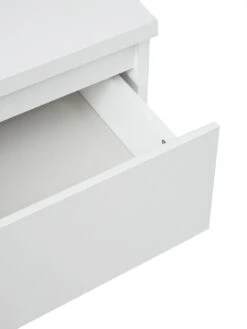 Everyday Lisson 2 Drawer Bedside - White -Oleu Furniture Shop VKM12 SQ4 0000000013 WHITE SLd