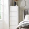 Everyday Lisson 5 Drawer Narrow Chest - White - FSC® Certified -Oleu Furniture Shop VKM14 SQ1 0000000013 WHITE RSr