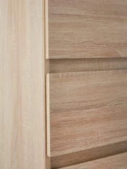 Everyday Lisson 5 Drawer Narrow Chest - Oak - FSC® Certified -Oleu Furniture Shop VKM31 SQ5 0000000006 OAK SLd1