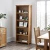Julian Bowen Mallory Tall Bookcase 2 Julian Bowen Mallory Tall Bookcase -Oleu Furniture Shop VKM47 SQ1 0000000006 OAK RSr
