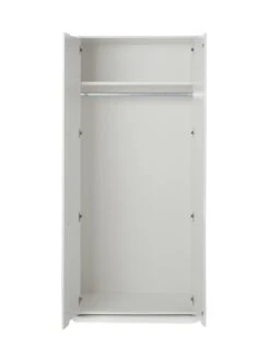 Everyday Lisson 2 Door Wardrobe - White - FSC® Certified -Oleu Furniture Shop VKM64 SQ4 0000000013 WHITE SLd