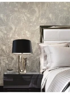 Rasch Sienna Marble Wallpaper - Grey