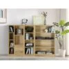 Everyday Metro 3 Piece Storage Bookcase Package - Oak - FSC® Certified -Oleu Furniture Shop VKYNA SQ1 0000000006 OAK RSr