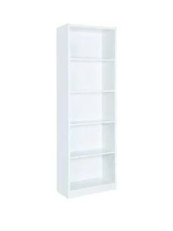Everyday Metro Tall Wide Bookcase - White - FSC® Certified -Oleu Furniture Shop VKYNF SQ3 0000000013 WHITE SLa