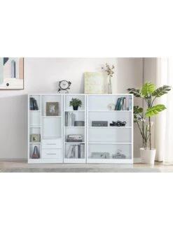 Everyday New Metro 3 Piece Storage Bookcase Package - White - FSC® Certified