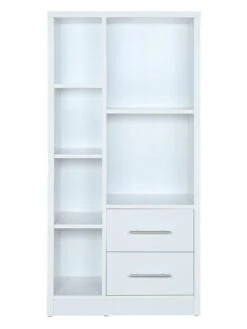 Everyday New Metro 3 Piece Storage Bookcase Package - White - FSC® Certified -Oleu Furniture Shop VKYNG SQ4 0000000013 WHITE SLd