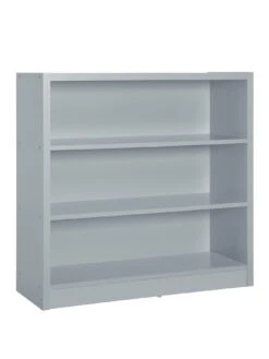 Everyday Metro Small Wide Bookcase - Grey - FSC® Certified -Oleu Furniture Shop VKYNH SQ3 0000000005 GREY SLa