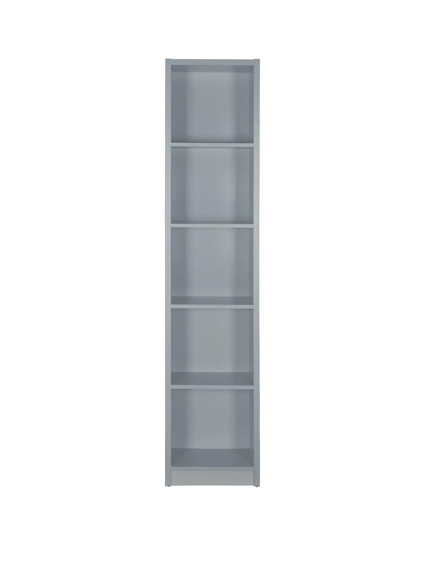Everyday Metro Tall Bookcase - Grey - FSC® Certified 4 Everyday Metro Tall Bookcase - Grey - FSC® Certified - Image 2