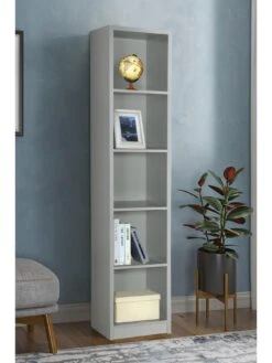 Everyday Metro Tall Bookcase - Grey - FSC® Certified 11 Everyday Metro Tall Bookcase - Grey - FSC® Certified -Oleu Furniture Shop VKYNJ SQ4 0000000005 GREY SLd