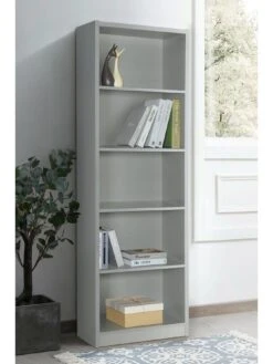 Everyday Metro Tall Wide Bookcase - Grey - FSC® Certified