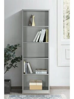 Everyday Metro Tall Wide Bookcase - Grey - FSC® Certified 11 Everyday Metro Tall Wide Bookcase - Grey - FSC® Certified -Oleu Furniture Shop VKYNK SQ4 0000000005 GREY SLd