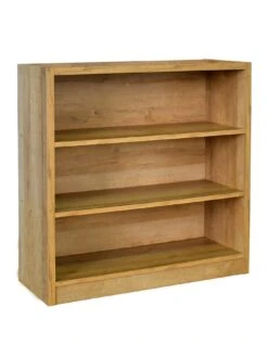 Everyday Metro Small Wide Bookcase - Oak - FSC® Certified -Oleu Furniture Shop VKYNM SQ3 0000000006 OAK SLa