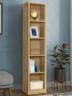 Everyday Metro Tall Bookcase - Oak - FSC® Certified 11 Everyday Metro Tall Bookcase - Oak - FSC® Certified -Oleu Furniture Shop VKYNO SQ4 0000000006 OAK SLd