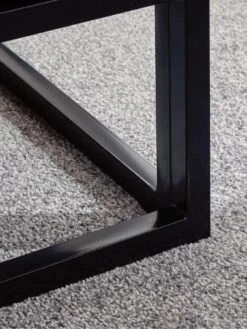 GFW Platform Small Double Bed Frame - Black -Oleu Furniture Shop VL26M SQ7 0000000004 BLACK DGy