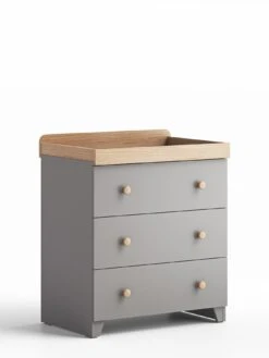 Little Acorns Classic 2 Tone 3 Piece Furniture Set - Grey/Oak -Oleu Furniture Shop VL6PZ SQ5 0000000311 GREY OAK SLd1