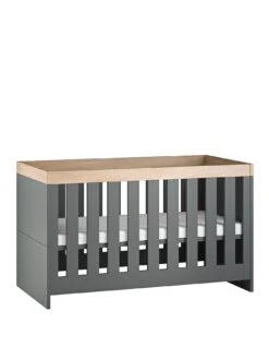Little Acorns Burlington 2 Piece Furniture Set- Anthracite & Oak -Oleu Furniture Shop VL6Q2 SQ3 0000000311 GREY OAK SLa