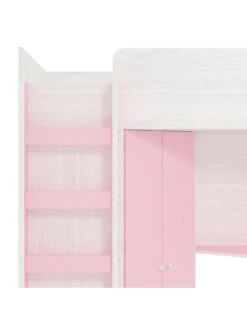 Very Home Miami Fresh High Sleeper Bed With Desk, Wardrobe, Shelves And Mattress Options (Buy And SAVE!) - Pink 13 Very Home Miami Fresh High Sleeper Bed With Desk, Wardrobe, Shelves And Mattress Options (Buy And SAVE!) - Pink -Oleu Furniture Shop VLBX1 SQ5 0000000063 PINK SLd2