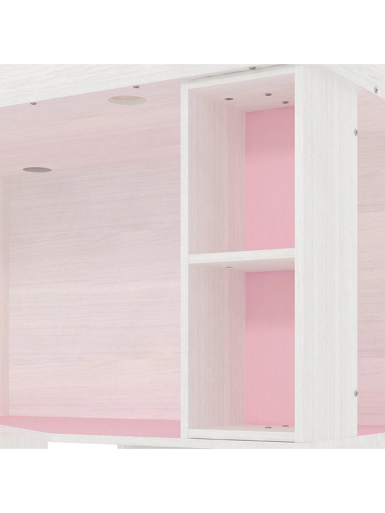 Very Home Miami Fresh High Sleeper Bed With Desk, Wardrobe, Shelves And Mattress Options (Buy And SAVE!) - Pink 8 Very Home Miami Fresh High Sleeper Bed With Desk, Wardrobe, Shelves And Mattress Options (Buy And SAVE!) - Pink - Image 6