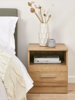 Panama 1 Drawer Bedside Cabinet - FSC® Certified
