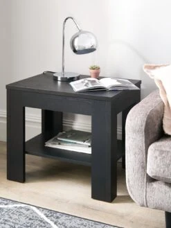 Everyday Panama Side Table - Black - FSC® Certified