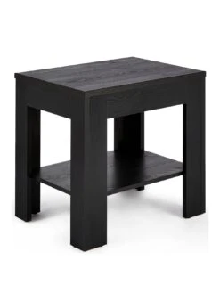 Everyday Panama Side Table - Black - FSC® Certified -Oleu Furniture Shop VLFGQ SQ3 0000000004 BLACK SLa