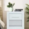 Very Home Rio 1 Drawer Bedside Chest - FSC® Certified -Oleu Furniture Shop VLGSU SQ1 0000000013 WHITE RSr