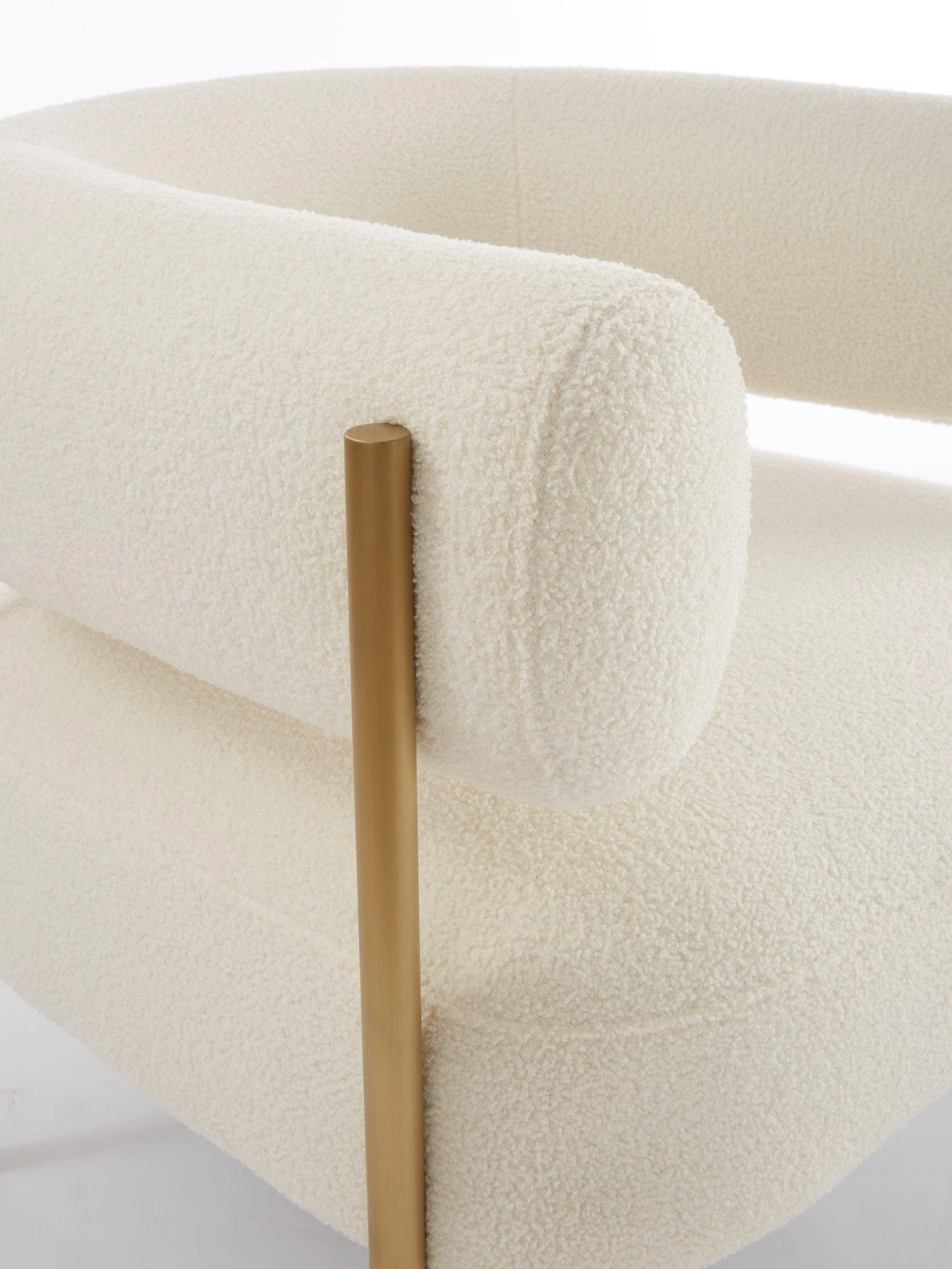 Very Home Icon Accent Chair - Cream 5 Very Home Icon Accent Chair - Cream - Image 4