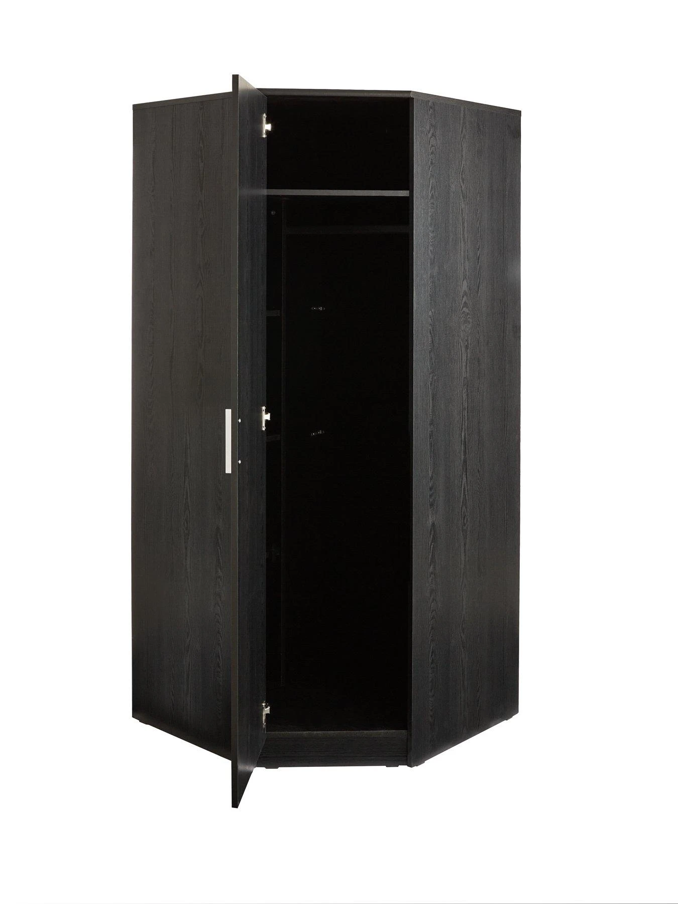 Everyday Panama Corner Wardrobe - Black - FSC® Certified 6 Everyday Panama Corner Wardrobe - Black - FSC® Certified - Image 4