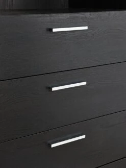 Everyday Panama 3 Door 4 Draw Combi Wardrobe - FSC® Certified 14 Everyday Panama 3 Door 4 Draw Combi Wardrobe - FSC® Certified -Oleu Furniture Shop VLJQ6 SQ6 0000000004 BLACK SLd2
