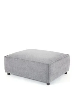 Very Home Charley Footstool - FSC® Certified -Oleu Furniture Shop VLK1I SQ3 0000000005 GREY SLa