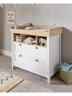 Mamas & Papas Harwell 3 Piece Furniture Range - White/Natural -Oleu Furniture Shop VLNS4 SQ6 0000000584 WHITE NATURAL SLd2