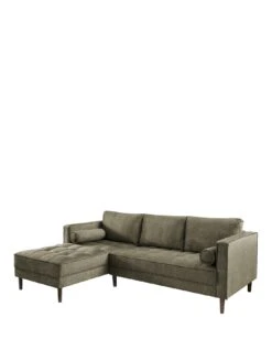 New Orleans L/h Chaise Sofa -Oleu Furniture Shop VLNXE SQ3 0000002960 OLIVE GREEN SLa
