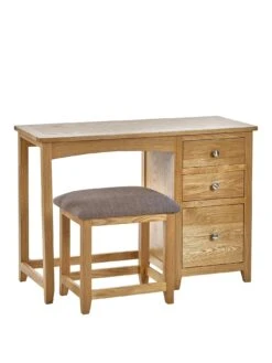 Julian Bowen Mallory Single Dressing Table & Stool 8 Julian Bowen Mallory Single Dressing Table & Stool -Oleu Furniture Shop VLTPB SQ3 0000000006 OAK SLa