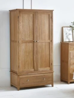 Julian Bowen Mallory 2 Door 1 Drawer Wardrobe