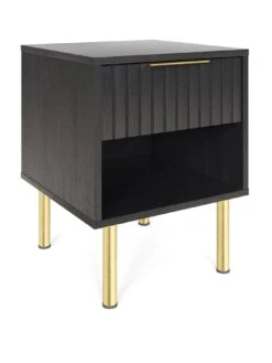 GFW Nervata Lamp Table -Oleu Furniture Shop VLVWJ SQ3 0000000004 BLACK SLa
