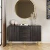 GFW Nervata Sideboard -Oleu Furniture Shop VLVWN SQ1 0000000004 BLACK RSr