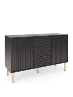 GFW Nervata Sideboard -Oleu Furniture Shop VLVWN SQ3 0000000004 BLACK SLa