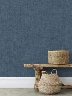 Muriva Cambric Texture Blue