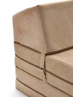 KAIKOO Single Folding Chair Bed Cream -Oleu Furniture Shop VM7GO SQ4 0000000067 CREAM SLd2