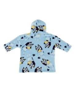 Bluey Wearable Hooded Blanket - Small 12 Bluey Wearable Hooded Blanket - Small -Oleu Furniture Shop VM8ZF SQ4 0000000020 BLUE SLd1