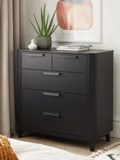 Carina 2 + 3 Drawer Chest - Black