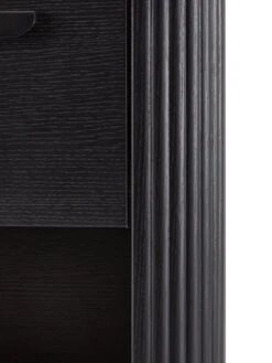 Carina 1 Drawer Bedside Chest - Black -Oleu Furniture Shop VMD95 SQ5 0000000004 BLACK SLd1