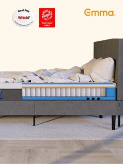 Emma Premium King Size Mattress -Oleu Furniture Shop VMHK3 SQ3 0000000013 WHITE SLd1