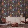 Holden D??cor Songbird Wallpaper - Plum -Oleu Furniture Shop VMQBL SQ1 0000000099 N A RSr
