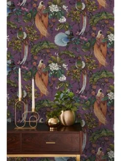 Holden D??cor Songbird Wallpaper - Plum 9 Holden D??cor Songbird Wallpaper - Plum -Oleu Furniture Shop VMQBL SQ3 0000000099 N A SLd